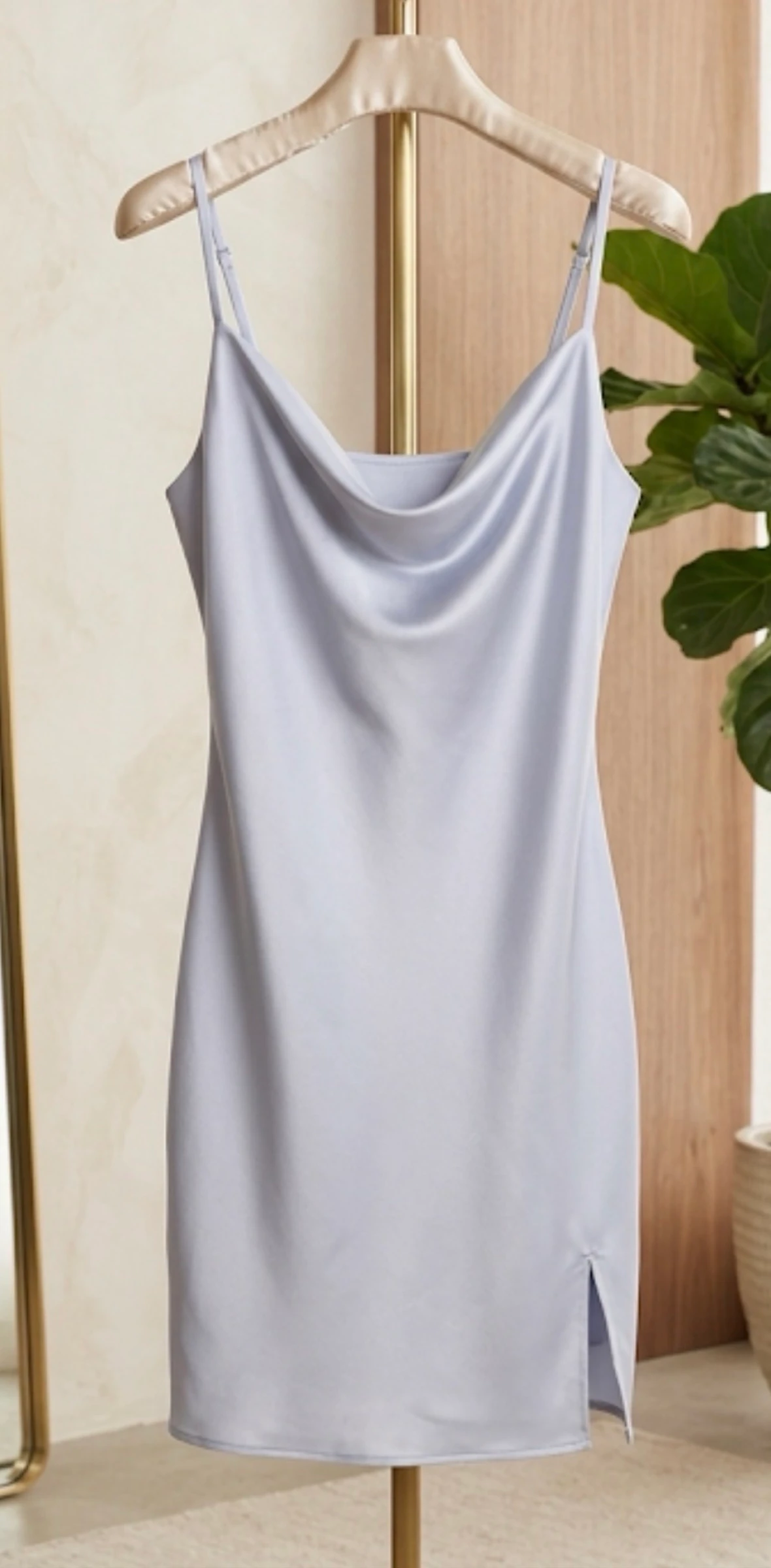 Vestido satinado 